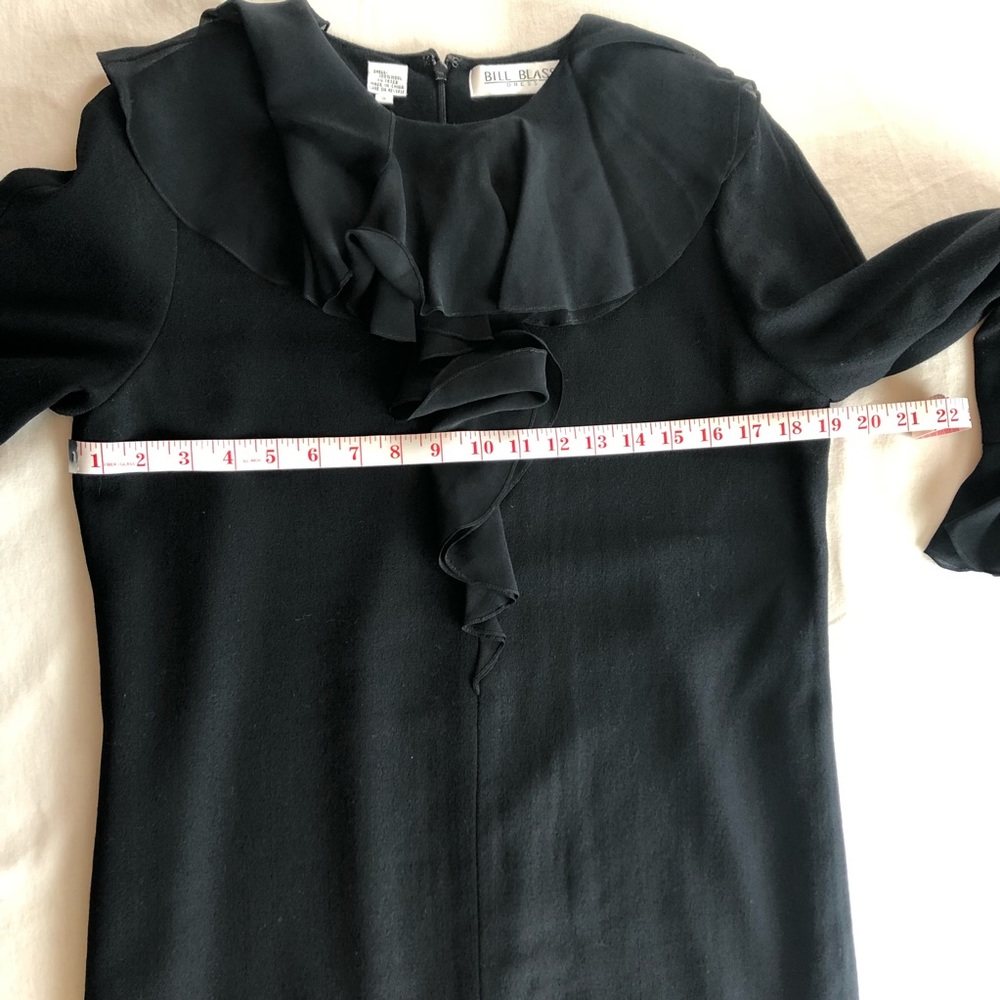 Bill Blass Ruffle Formal Dress - Picture 4 of 7